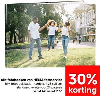 Promoties Fotoboeken van hema fotoservice - Huismerk - Hema - Geldig van 20/06/2022 tot 26/06/2022 bij Hema