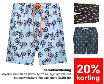 Promoties Herenbadkleding - Huismerk - Hema - Geldig van 20/06/2022 tot 26/06/2022 bij Hema