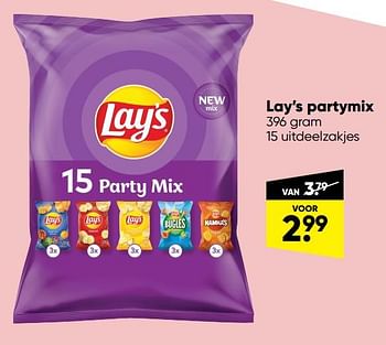 Promoties Lay’s partymix - Lay's - Geldig van 20/06/2022 tot 03/07/2022 bij Big Bazar
