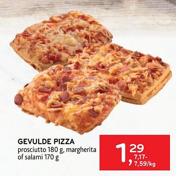 Promotions Gevulde pizza - Produit maison - Alvo - Valide de 29/06/2022 à 12/07/2022 chez Alvo