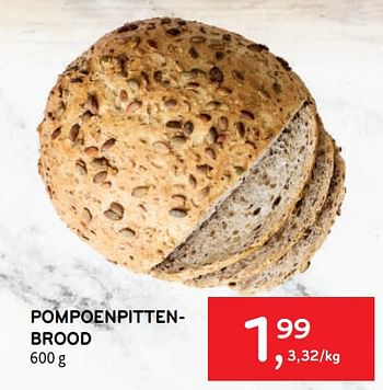 Promoties Pompoenpittenbrood - Huismerk - Alvo - Geldig van 29/06/2022 tot 12/07/2022 bij Alvo