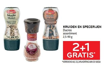 Promoties Kruiden en specerijen ducros 2+1 gratis - Ducros - Geldig van 29/06/2022 tot 12/07/2022 bij Alvo