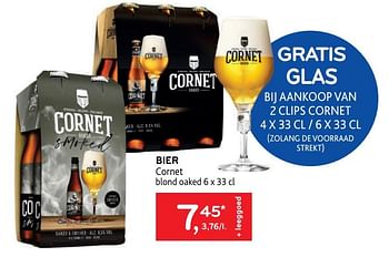 Promotions Bier cornet blond oaked - Cornet  - Valide de 29/06/2022 à 12/07/2022 chez Alvo