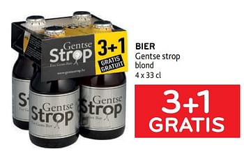 Promoties Bier gentse strop blond 3+1 gratis - Gentse Strop - Geldig van 29/06/2022 tot 12/07/2022 bij Alvo