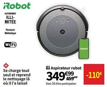 Promotions Aspirateur robot irobot i315840 - iRobot - Valide de 07/06/2022 à 04/07/2022 chez Conforama