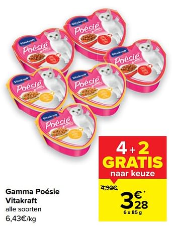 Promoties Gamma poésie vitakraft - Vitakraft - Geldig van 22/06/2022 tot 04/07/2022 bij Carrefour