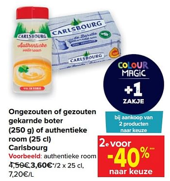 Promoties Authentieke room - Carlsbourg - Geldig van 22/06/2022 tot 27/06/2022 bij Carrefour