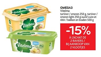 Promotions Omega3 vitelma -15% à l’achat de 2 raviers - Vitelma - Valide de 29/06/2022 à 12/07/2022 chez Alvo