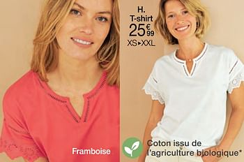 Promotions T-shirt - Produit Maison - Damart - Valide de 17/06/2022 à 15/12/2022 chez Damart