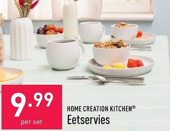 Promotions Eetservies - Home Creation Kitchen - Valide de 29/06/2022 à 08/07/2022 chez Aldi