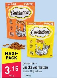 Snacks voor katten-Catisfactions