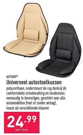 Promoties Universeel autostoelkussen - AutoXS - Geldig van 02/07/2022 tot 08/07/2022 bij Aldi