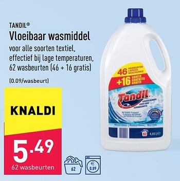 Promoties Vloeibaar wasmiddel - Tandil - Geldig van 29/06/2022 tot 08/07/2022 bij Aldi