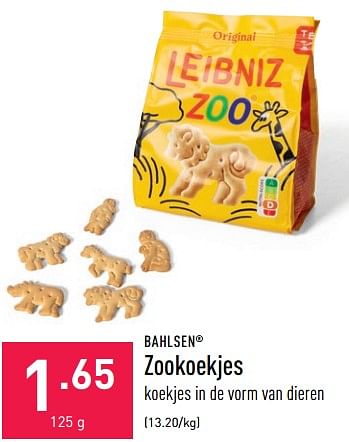 Promoties Zookoekjes - Bahlsen - Geldig van 01/07/2022 tot 08/07/2022 bij Aldi