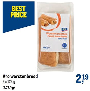 Promoties Aro worstenbrood - Artist & Co - Geldig van 29/06/2022 tot 12/07/2022 bij Makro
