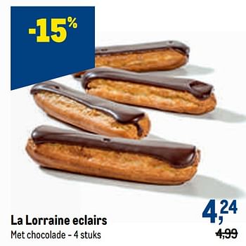 Promoties La lorraine eclairs - La Lorraine - Geldig van 29/06/2022 tot 12/07/2022 bij Makro