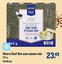 Metro chef dim sum steam mix-Huismerk - Makro