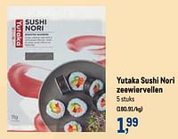 Yutaka sushi nori zeewiervellen-Yutaka