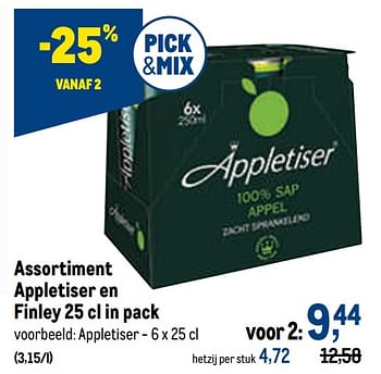 Promoties Appletiser - Appletiser - Geldig van 29/06/2022 tot 12/07/2022 bij Makro