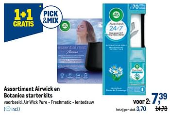 Promoties Air wick pure - freshmatic - lentedauw - Airwick - Geldig van 29/06/2022 tot 12/07/2022 bij Makro