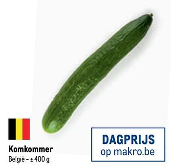 Promoties Komkommer - Huismerk - Makro - Geldig van 29/06/2022 tot 12/07/2022 bij Makro