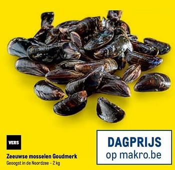 Promoties Zeeuwse mosselen goudmerk - Huismerk - Makro - Geldig van 29/06/2022 tot 12/07/2022 bij Makro