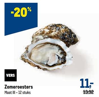 Promoties Zomeroesters - Huismerk - Makro - Geldig van 29/06/2022 tot 12/07/2022 bij Makro
