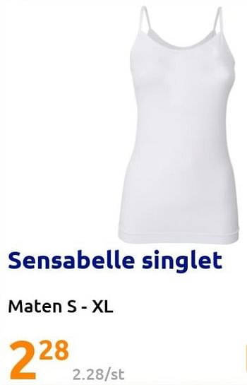 Promoties Sensabelle singlet - Sensabelle - Geldig van 22/06/2022 tot 28/06/2022 bij Action