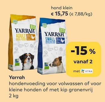 Promoties Yarrah hond klein - Yarrah - Geldig van 22/06/2022 tot 16/08/2022 bij Bioplanet