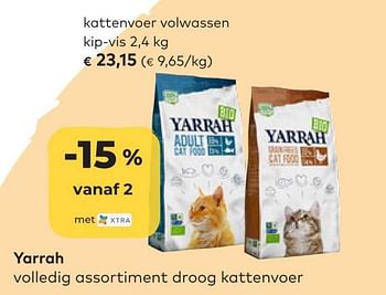 Promotions Yarrah kattenvoer volwassen kip-vis - Yarrah - Valide de 22/06/2022 à 16/08/2022 chez Bioplanet