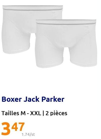 Promotions Boxer jack parker - Jack Parker - Valide de 22/06/2022 à 28/06/2022 chez Action