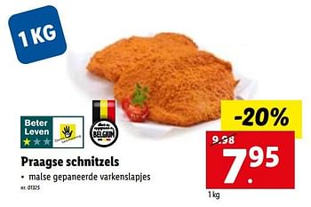 Promoties Praagse schnitzels - Huismerk - Lidl - Geldig van 04/07/2022 tot 09/07/2022 bij Lidl