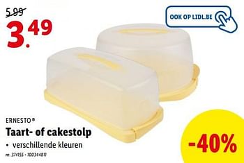 Promoties Taart- of cakestolp - Ernesto - Geldig van 04/07/2022 tot 09/07/2022 bij Lidl