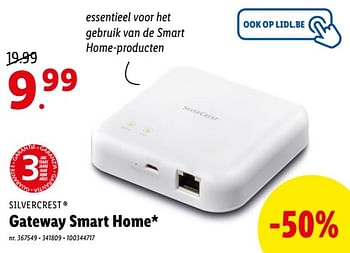 Promoties Gateway smart home - SilverCrest - Geldig van 04/07/2022 tot 09/07/2022 bij Lidl
