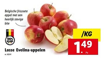 Promoties Losse evelina-appelen - Huismerk - Lidl - Geldig van 04/07/2022 tot 09/07/2022 bij Lidl