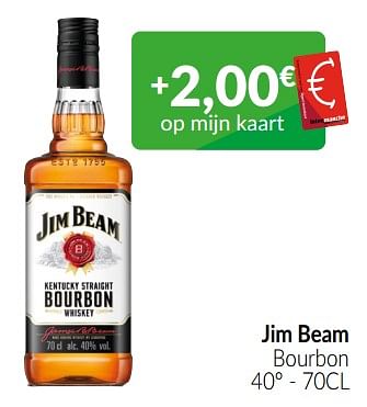 Promoties Jim beam bourbon - Jim Beam - Geldig van 01/07/2022 tot 31/07/2022 bij Intermarche