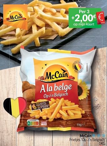 Promoties Mccain frietjes op z’n belgisch - Mc Cain - Geldig van 01/07/2022 tot 31/07/2022 bij Intermarche