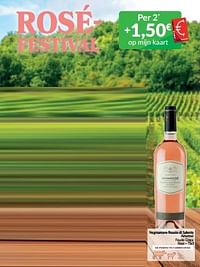 Negroamaro rosato di salento amarosé feudo croce rosé-Rosé wijnen