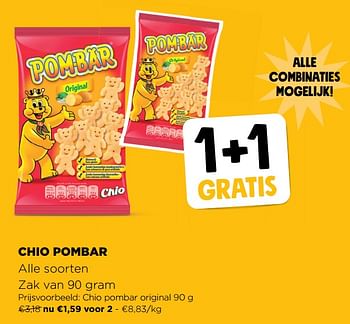 Promoties Chio pombar original - Chio - Geldig van 22/06/2022 tot 12/07/2022 bij Jumbo