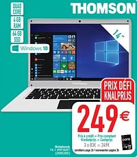 Thomson notebook 14.1 wifi+bt-Thomson