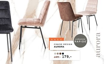 Promotions Chaise design aurora - Aurora - Valide de 23/06/2022 à 27/07/2022 chez Xooon