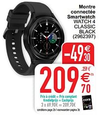 Samsung montre connectée smartwatch watch 4 classic black-Samsung