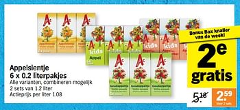 Promoties Appelsientje - Appelsientje - Geldig van 27/06/2022 tot 03/07/2022 bij Albert Heijn