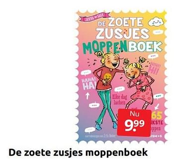 Promotions De zoete zusjes moppenboek - Produit Maison - Boekenvoordeel - Valide de 24/06/2022 à 04/09/2022 chez BoekenVoordeel