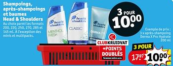 Promoties Après-shampoing derma x pro hydrate - Head & Shoulders - Geldig van 28/06/2022 tot 10/07/2022 bij Kruidvat