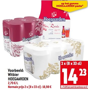 Promoties Witbier hoegaarden - Hoegaarden - Geldig van 29/06/2022 tot 05/07/2022 bij Match