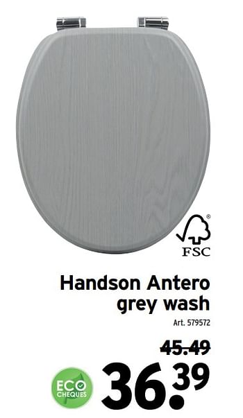 Promoties Handson antero grey wash - Handson - Geldig van 22/06/2022 tot 19/07/2022 bij Gamma