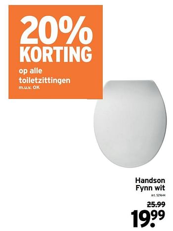Promoties Handson fynn wit - Handson - Geldig van 22/06/2022 tot 19/07/2022 bij Gamma