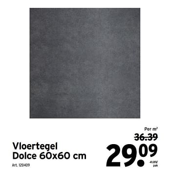 Promotions Vloertegel dolce - Produit maison - Gamma - Valide de 22/06/2022 à 19/07/2022 chez Gamma