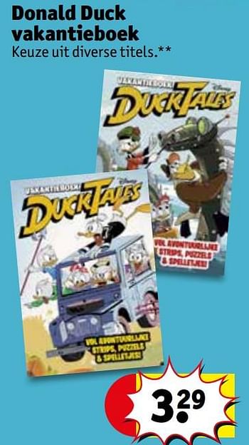Promoties Donald duck vakantieboek - Huismerk - Kruidvat - Geldig van 28/06/2022 tot 10/07/2022 bij Kruidvat